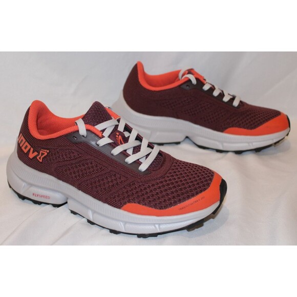 Inov-8 TrailFly Ultra G 280 Women/s Red/Burgundy Athletic Hiking Running Shoes 7 - Picture 3 of 7